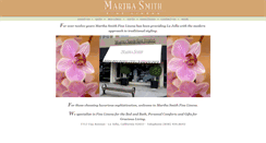 Desktop Screenshot of marthasmithfinelinens.com